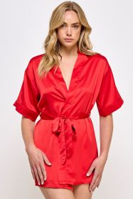 1947 Getting Ready Robe (Color: Red, size: 3X)