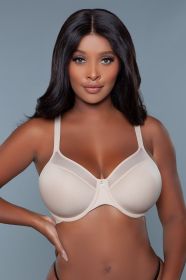 2215 Seamless Kristy Full Coverage Bra (Color: Nude, size: A)