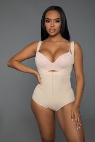 2375 Keep It Tight Bodysuit Shaper (Color: Nude, size: 1X/2X)