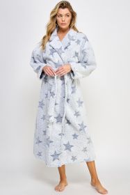 2485 Star Robe (Color: Light Blue, size: 1X/2X)