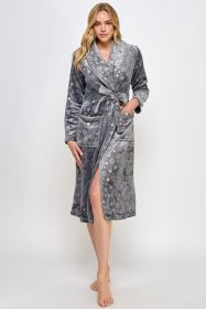 2492 Estelle Robe (Color: Slate, size: 1X/2X)