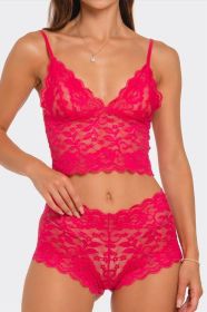 2789 Eye On You 2 Piece Set (Color: Fuchsia, size: M)