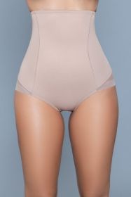 2008 Peachy Soft Shapewear Brief (Color: Nude, size: 1X/2X)