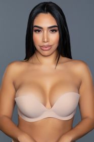 2305 Barely Even There Adhesive Bra (Color: Nude, size: D)