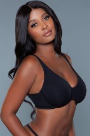 2216 Veronica Bra (Color: black, size: F)